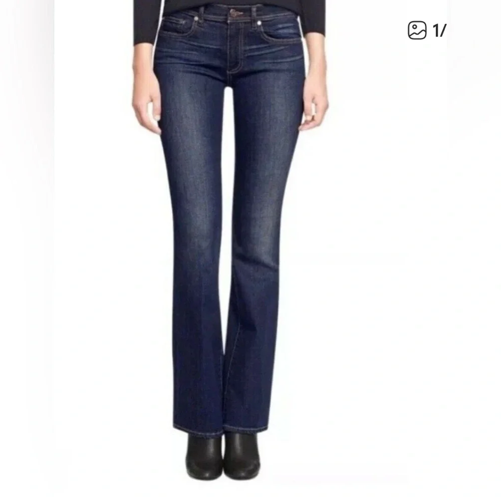 Tory Burch Bootcut Jeans Womens 29 Classic Tory Logo Low Rise Y2K Style Designer